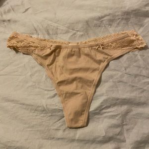 Beige thong